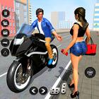 Bike Taxi Driving Simulator আইকন