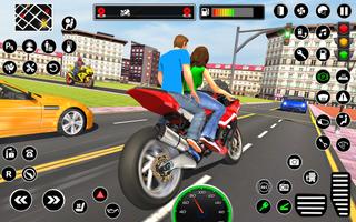 Bike Taxi Driving Simulator स्क्रीनशॉट 3