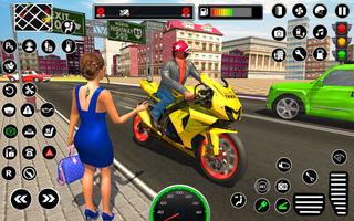 Bike Taxi Driving Simulator পোস্টার