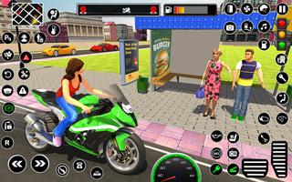 2 Schermata Bici Taxi Guida Simulatore 3D