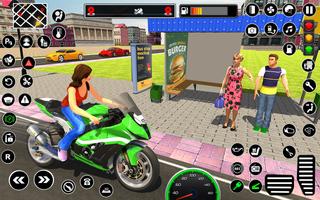برنامه‌نما Bike Taxi Driving Simulator عکس از صفحه