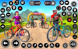 Offroad BMX Rider Cycle Games Affiche
