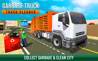 Limbah Sampah Truk Menyetir 3D poster