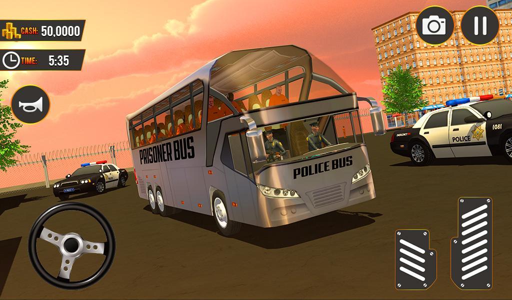 Prisoner Bus Driving Games 2019 Police Bus Drive For Android