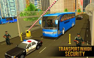 Police Prisoner Bus Transport скриншот 3