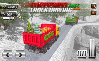 Christmas Tree Truck Transport ポスター