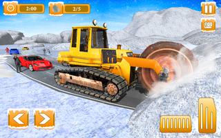 Snow Plow Truck Simulator Game poster