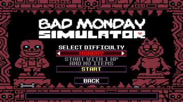Undergarf Bad Monday Simulator Affiche