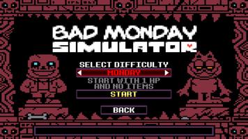 Undergarf Bad Monday Simulator الملصق