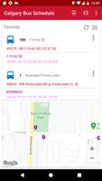 Bus Schedule in Calgary โปสเตอร์