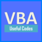 VBA Useful Codes ícone