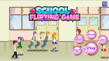 School Flirting Game Affiche