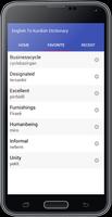 English To Kurdish Dictionary 截图 3