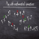 Mathematical operations game. icon