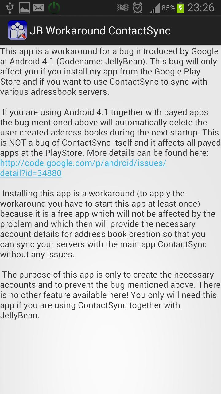 Android issues