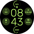 Minimal Grid Digital Watchface