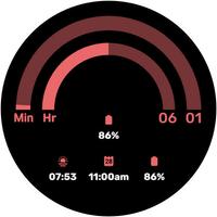 2 Schermata HalfTime - WearOS Watchface