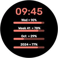 LifeCycle - Digital Watchface 스크린샷 3