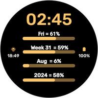 LifeCycle - Digital Watchface 스크린샷 2