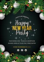 New Year Invitation poster