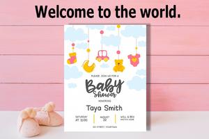 Baby Shower Invitation स्क्रीनशॉट 3