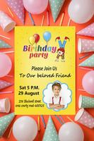 Birthday Invitation With Photo Screenshot 1