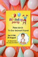 Birthday Invitation With Photo ảnh chụp màn hình 1