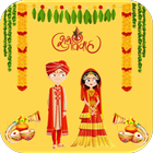 Hindu Wedding Invitation Cards icône