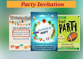 Party Invitation ảnh chụp màn hình 1