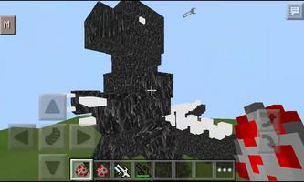 Big godzilla mod for mcpe captura de pantalla 1