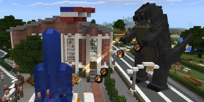 Big godzilla mod for mcpe capture d'écran 3