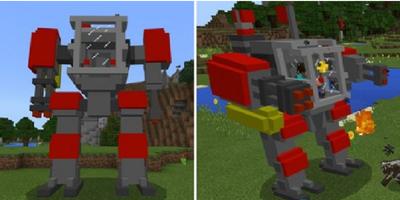 Defender robot mod for mcpe captura de pantalla 3