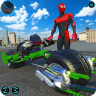 Light Bike Superhero City Rescue Moto Bike Games ikona