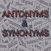 Antonyms Synonyme & Vocabulary Zeichen