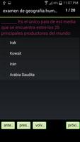 Prueba de Geografía Mundial captura de pantalla 2