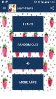 Fruits Names Learning poster