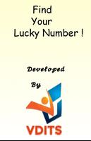 Poster Find Your Lucky Number