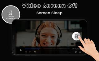 Video screen off: Screen Sleep الملصق