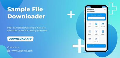 Sample file downloader โปสเตอร์