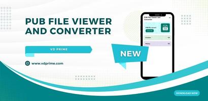 PUB File Viewer and Converter Affiche