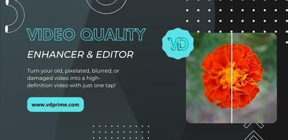 Video quality enhancer-editor постер