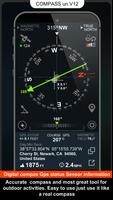 Digital Compas, Gps Status, Sensor information poster