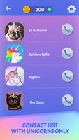 Unicorn Call & Chat: Prank Sim screenshot 1