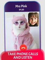 Cat Fake Video Calls and Chat 截圖 2