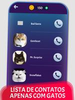 Cat Fake Video Calls and Chat imagem de tela 1