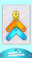 Nut Bolt Screw Pin Puzzle Game ảnh chụp màn hình 1