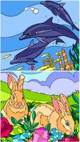 Animals Color by Number Book تصوير الشاشة 1