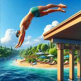 Flip Diving Master: Flip Games Zeichen