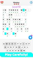 Cryptogram Puzzle: Brain Game screenshot 1