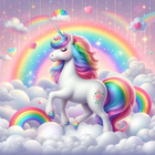 Unicorn Glitter Coloring Pages biểu tượng